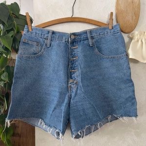 Georgio Fiorlini Hi-Rise Jean Shorts